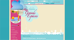 Desktop Screenshot of en.auxgrandsespaces.com