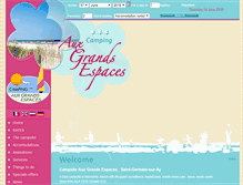 Tablet Screenshot of en.auxgrandsespaces.com